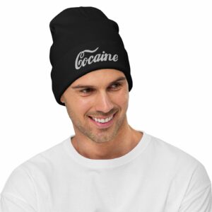 Cocaine - Embroidered Beanie