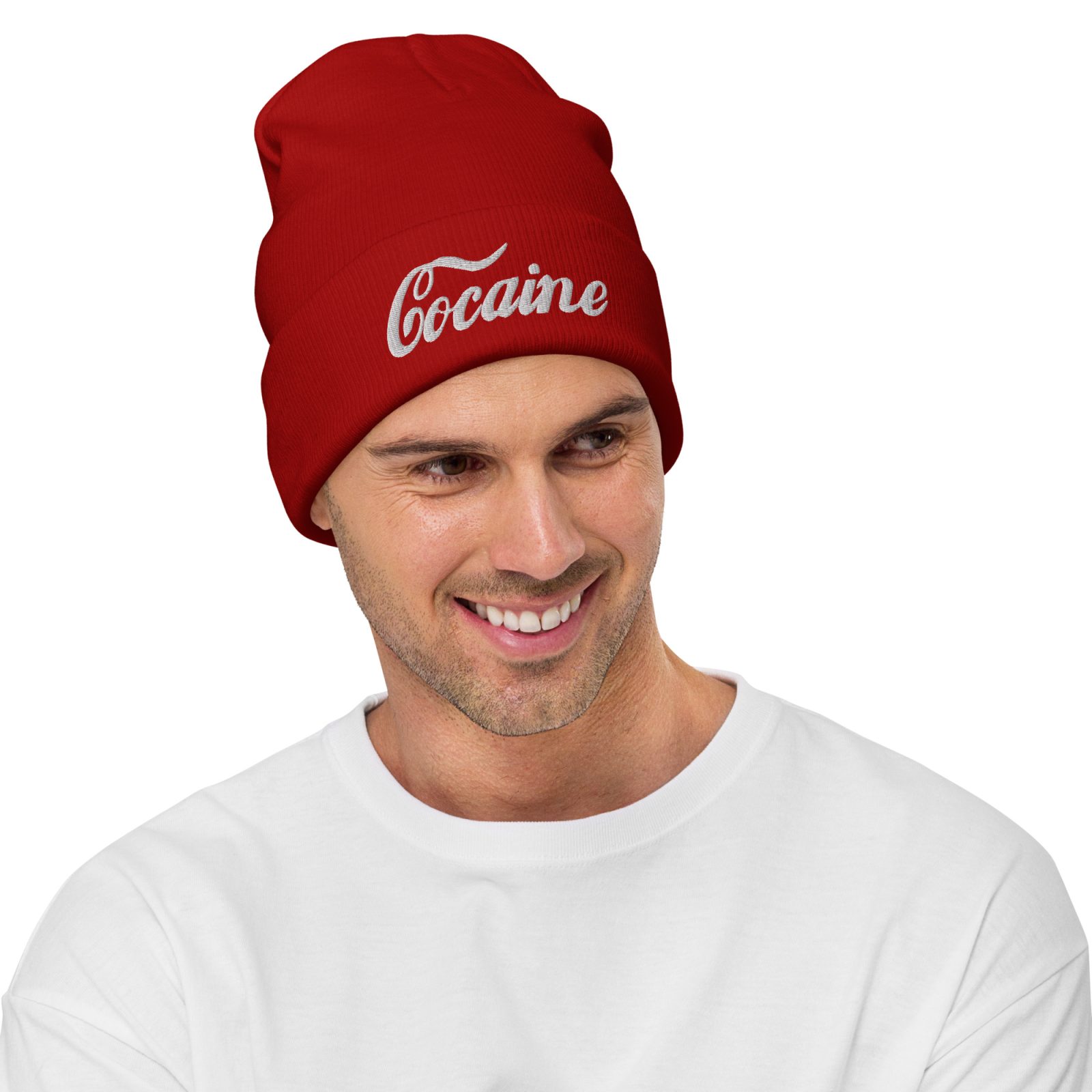 Cocaine - Embroidered Beanie - Image 2